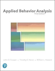 Applied Behavior Analysis - COOPER JOHN O (ISBN: 9780134752556)