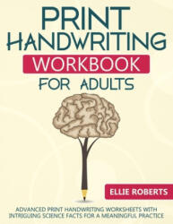 Print Handwriting Workbook for Adults - Ellie Roberts (ISBN: 9781076186836)