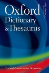 Oxford Dictionary and Thesaurus (ISBN: 9780199230884)
