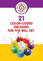 21 Color-coded melodies for Bell Set: Color-Coded visual for 8 Note Bell Set (ISBN: 9781793473400)