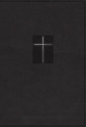 Niv Quest Study Bible Leathersoft Black Indexed Comfort Print: The Only Q and A Study Bible (ISBN: 9780310450832)