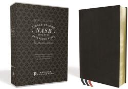 Nasb, Single-Column Reference Bible, Premium Leather, Goatskin, Black, Premier Collection, 1995 Text, Comfort Print - Zondervan (ISBN: 9780310451181)