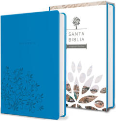 Biblia Reina Valera 1960 Letra Grande. Símil Piel Azul, Tama? o Manual / Spanish Holy Bible Rvr 1960. Handy Size, Large Print, Blue Leathersoft (ISBN: 9781644731024)