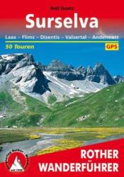 Surselva túrakalauz Bergverlag Rother német RO 4111 (2010)