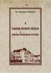 A Magyar Nemzeti Múzeum Néprajzi osztályának értesítője (2020)