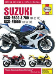 Suzuki GSX-R600/750 (04 - 05) & GSX-R1000 (03 - 08) Haynes Repair Manual (ISBN: 9781785213229)