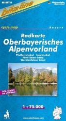 Oberbay. Alpenvorland kerékpáros térkép 1: 75 000 (2009)
