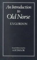 Introduction to Old Norse - E. V. Gordon (1981)