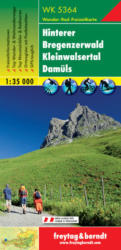 WK 5364 Hinterer Bregenzerwald, Kleines Walsertal, Damüls turistatérkép 1: 35 000 (2006)