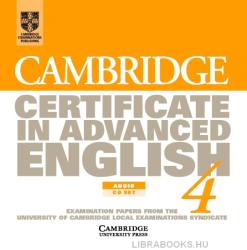 Cambridge Certificate in Advanced English 4 Audio CDs (ISBN: 9780521750936)