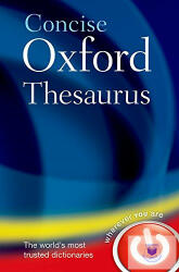 Concise Oxford Thesaurus - Oxford (ISBN: 9780199215133)