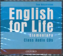 Tom Hutchinson: English for Life Elementary Class Audio CDs (ISBN: 9780194307420)