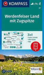 07. Werdenfelser Land mit Zugspitze turista térkép Kompass 1: 25 000 (2011)