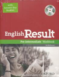 English Result: Pre-Intermediate: Workbook with Answer Booklet and MultiROM Pack - Joe McKenna (ISBN: 9780194304993)