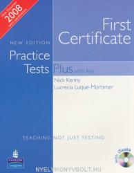 Practice Tests Plus FCE New Edition Students Book with Key/CD Rom Pack - Nick Kenny (ISBN: 9781405881234)