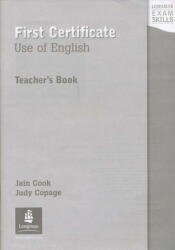 Jain Cook: LES First Certificate Use of English Teacher's Book (ISBN: 9780582363526)