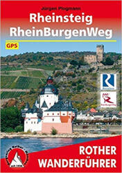 Rheinsteig I RheinBurgenWeg túrakalauz Bergverlag Rother német RO 4354 (2010)