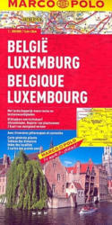 Belgium térkép Marco Polo 1: 300 000 Belgium, Luxembourg térkép (2008)
