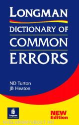 Longman Dictionary of Common Errors - N. D. Turton (ISBN: 9780582237520)