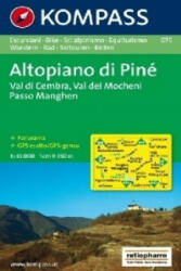 075. Altopiano di Piné turista térkép Kompass 1: 35 000 (2010)