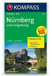 Nürnberg és környéke turistatérkép - KOMPASS 163 (2011)