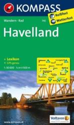 745. Havelland turista térkép Kompass (2012)