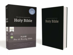 NASB, Pew and Worship Bible, Hardcover, Black, 1995 Text, Comfort Print - Zondervan (ISBN: 9780310451044)