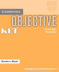 Objective KET Teacher's Book (ISBN: 9780521541503)