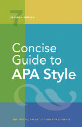 Concise Guide to APA Style (ISBN: 9781433832734)