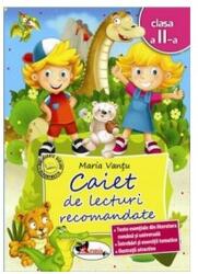 Caiet de lecturi recomandate Clasa a II-a (ISBN: 9786060091745)