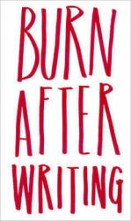 Burn After Writing - Sharon Jones (ISBN: 9781908211804)
