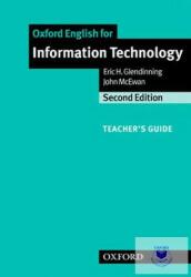 Oxford English for Information Technology: Teacher's Guide - Eric Glendinning, John McEwan (ISBN: 9780194574938)