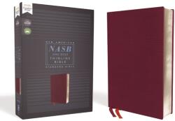 NASB, Thinline Bible, Bonded Leather, Burgundy, Red Letter, 1995 Text, Comfort Print - Zondervan (ISBN: 9780310450948)