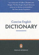 Penguin Concise English Dictionary (ISBN: 9780140515190)