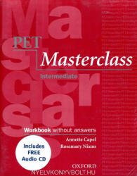 Capel-Nixon: PET Masterclass Intermediate Workbook without Key with Audio CD (ISBN: 9780194534536)