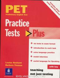 PET Practice Tests Plus with Key New Edition - Louise Hashemi (ISBN: 9780582824218)