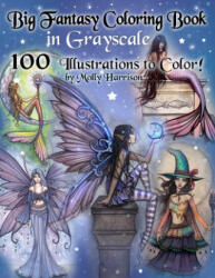 Big Fantasy Coloring Book in Grayscale - 100 Illustrations to Color by Molly Harrison - Molly Harrison (ISBN: 9781710323412)