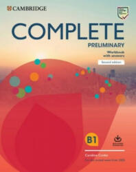 Complete Preliminary. Workbook with answers with audio - Caroline Cooke (ISBN: 9783125405387)