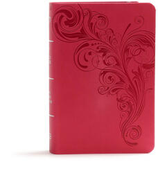 KJV Large Print Compact Reference Bible, Pink Leathertouch (ISBN: 9781535935746)