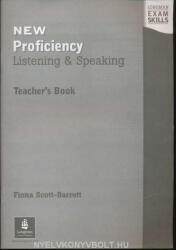 Fiona Scott-Barrett: LES New Proficiency Listening & Speaking Teacher's Book (ISBN: 9780582771215)