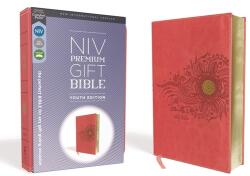 Niv, Premium Gift Bible, Youth Edition, Leathersoft, Coral, Red Letter Edition, Comfort Print: The Perfect Bible for Any Gift-Giving Occasion (ISBN: 9780310454656)