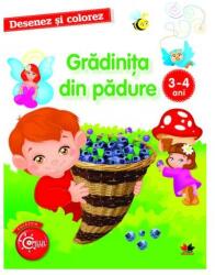 Desenez si colorez. Gradinita din padure 3-4 ani (ISBN: 9786063327896)