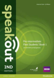 Speakout Pre-Intermediate 2nd Edition Flexi Students' Book 1 with MyEnglishLab Pack - J. J. Wilson, Antonia Clare (ISBN: 9781292160986)
