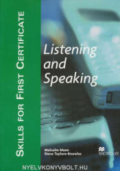 Malcolm Mann: Skills for First Certificate Listening and Speaking Student's Book (ISBN: 9781405017497)