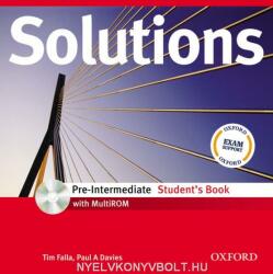 Solutions: Pre-Intermediate: Student's Book with MultiROM Pack - Tim Falla (ISBN: 9780194551656)