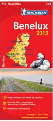 714. Benelux államok térkép Michelin 1: 400 000 (2012)