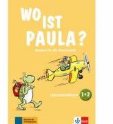 Wo ist Paula? 1+2. Deutsch für die Primarstufe. Lehrerhandbuch zu den Bänden 1 und 2 mit vier Audio-CDs und Video-DVD - Claudine Brohy (ISBN: 9783126052849)