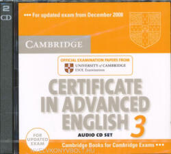 Cambridge Certificate in Advanced English 3 for Updated Exam - Cambridge ESOL (ISBN: 9780521739153)