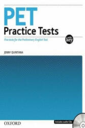 PET Practice Tests: : Practice Tests With Key and Audio CD Pack - Jenny Quintana (ISBN: 9780194534680)