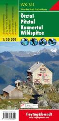 WK 251 Ötztal - Pitztal - Kaunertal - Wildspitze túristatérkép (ISBN: 9783850847544)